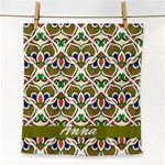 Vintage Pattern Face Towel Front