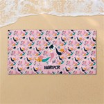 Custom Mermaid Any Text Name 54 X27  Super Absorbent Beach Towel	 Front